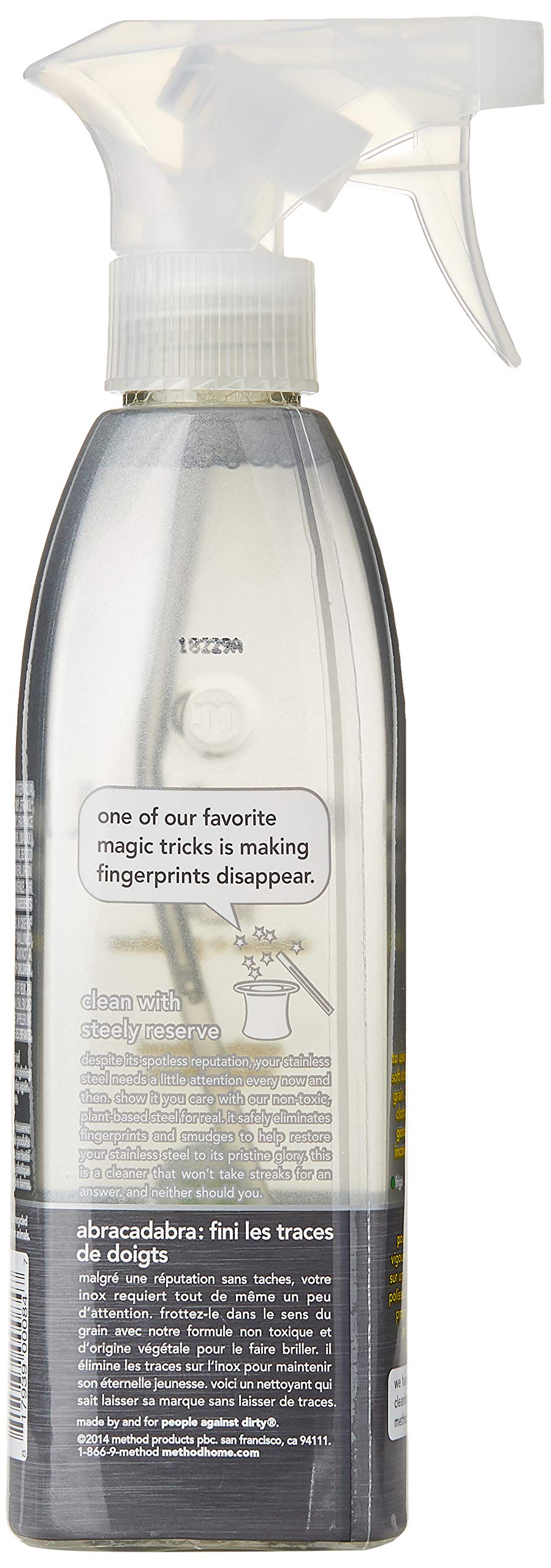 Method Home Care Products 340,2 gram in acciaio INOX detergente e lucidante 00084 (confezione da 1)