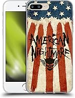 Vista 1 de Head Case Designs Funda de gel suave con licencia oficial de la WWE American Nightmare Flag Cody Rhodes Graphics compatible con Apple iPhone 7