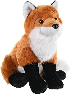Wild Republic Cuddlekins Red Fox Plush Stuffed Animal, 12 Inch Realistic Soft Cuddly Toy Gift for Kids