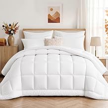 RUIKASI 13.5 Tog King Size Duvet Winter Warm Bed Quilt, 230x220cm White
