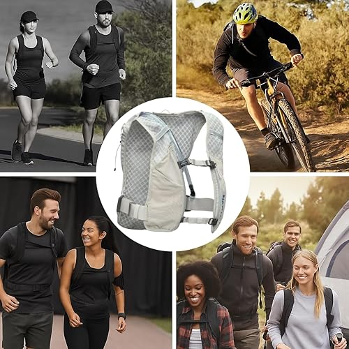 Miniatura 6 de Nathan QuickStart 1.5L Hydration Pack Vest with Bladder or flasks, Storage Pockets, Breathable Moisture-Wicking Fabric, Adjustable Straps for