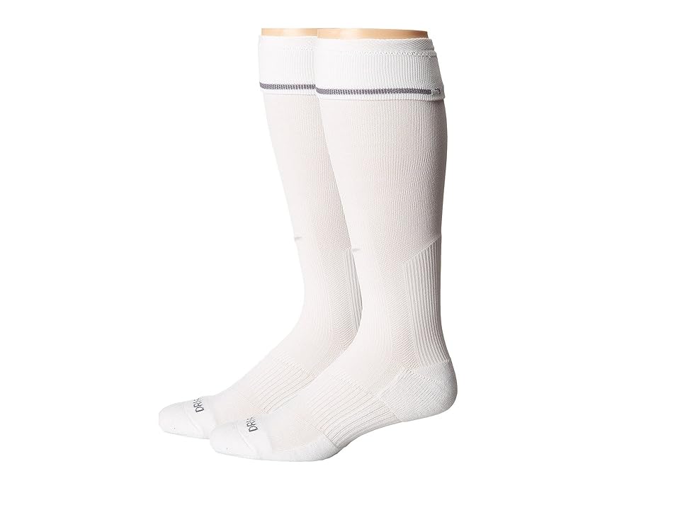 

Nike 2 Pair Pack Baseball Sock (White/Neutral Grey) Crew Cut Socks Shoes, Gray