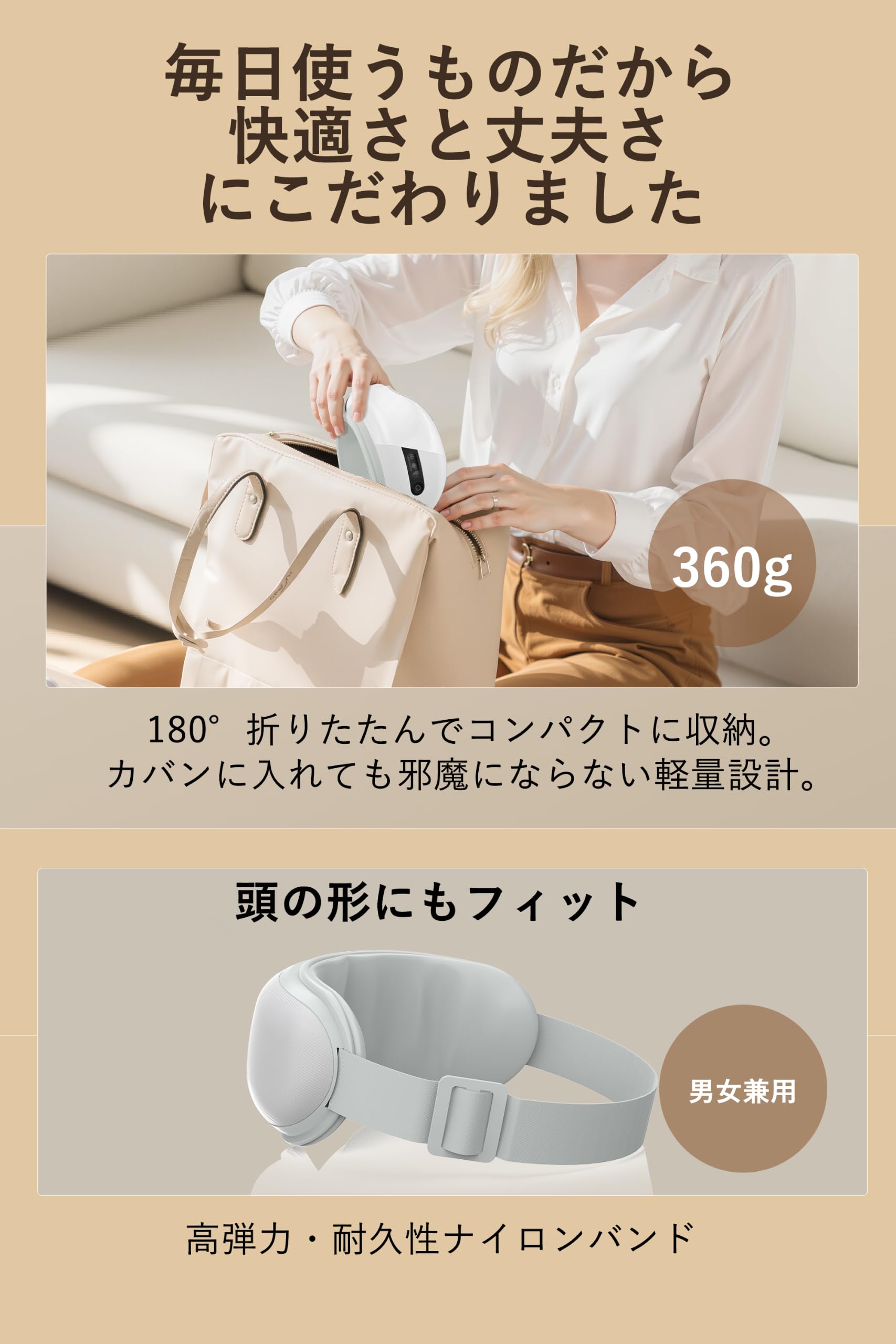Amazon | アイウォーマー ホットアイマスク 充電式 目元エステ