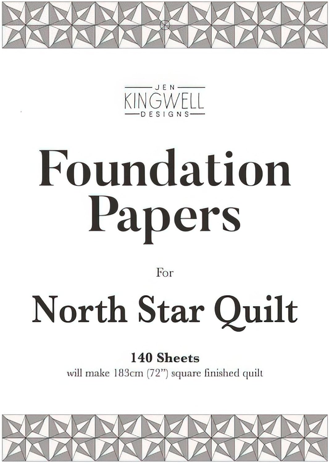 North Star Quilt Foundation Papers by Jen Kingwell