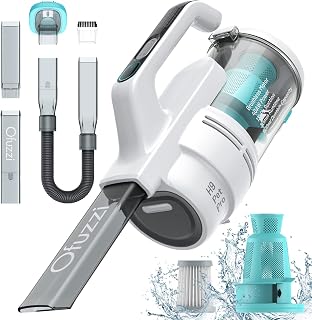 Ofuzzi Handheld Vacuum Cleaner, 40AW/13 kPa Strong Suction Power & 600ml Dusttank Cordless, LED- Display, Up to 30 Mins Ru... Price In India