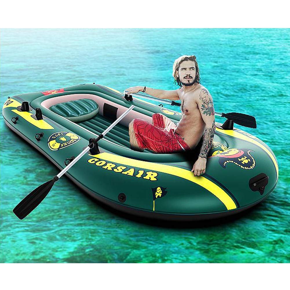 MU Kayak gonflable, 2 Man Canoe Kayak de mer avec le sac, Portement