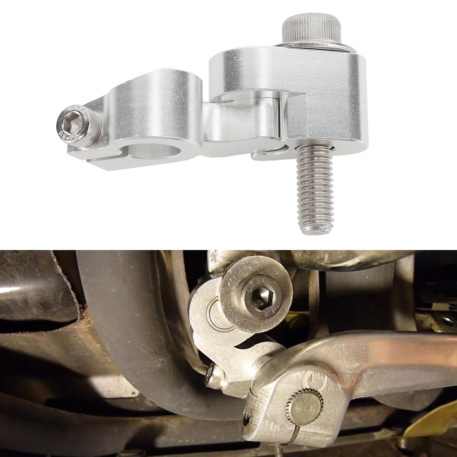 Acouto Support supplémentaire de levier de vitesses - Support d' de pivot en aluminium pour GL1500 Goldwing 1988-2000 - Ajustement précis, installation facile