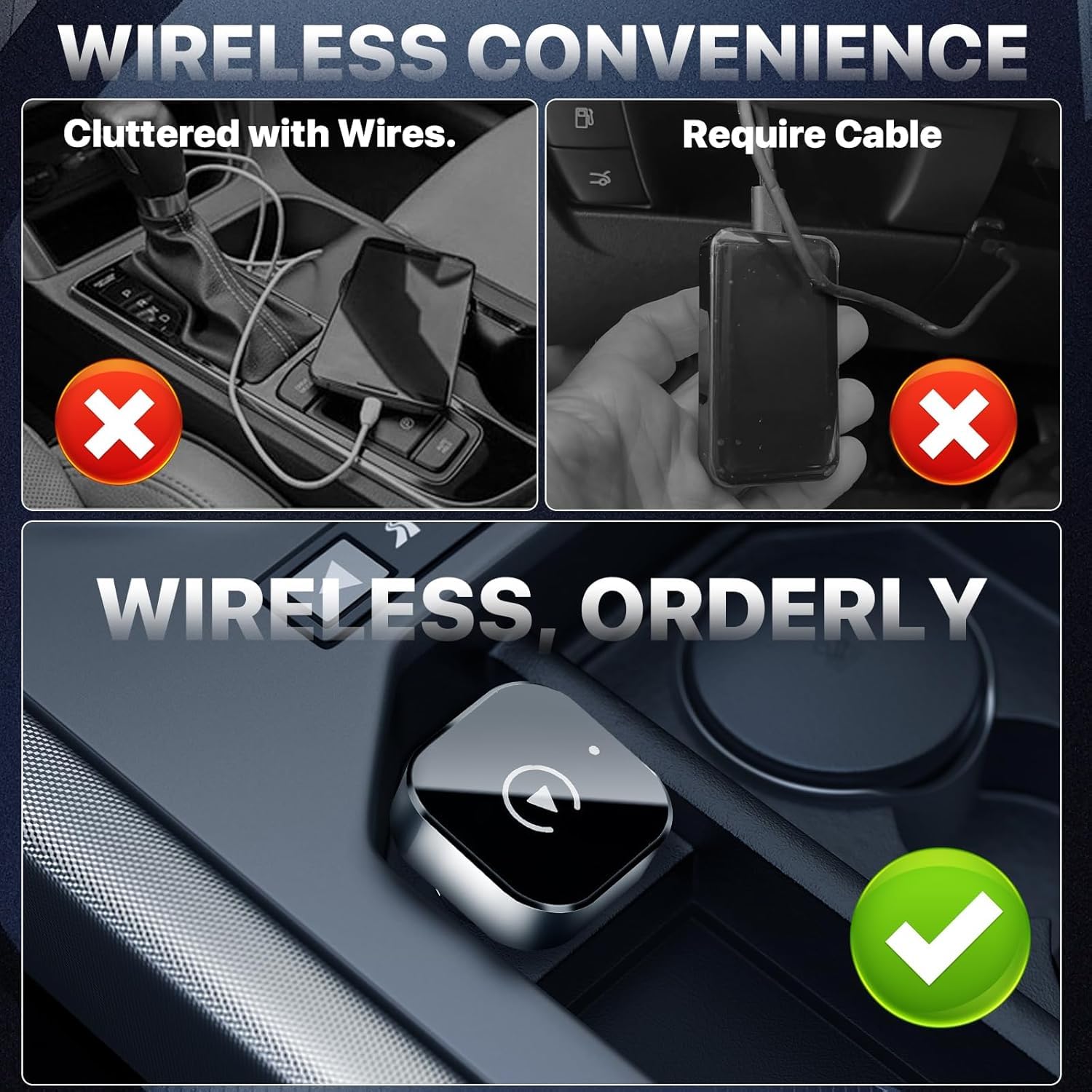 Amazon.com: 2026 Upgrade 2-in-1 Mini Wireless CarPlay Adapter