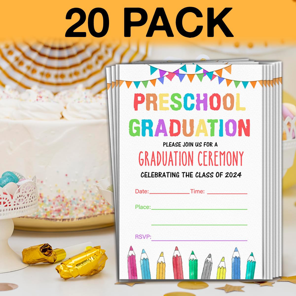 amazon-com-lyogao-preschool-graduation-invitations-kindergarten-pre-k-elementary-graduation-invitations-fill-in-invites-cards-with-envelopes-20-pack-home-kitchen for Free Printable Kindergarten Graduation Invitations Amazon.com : LyoGao Preschool Graduation Invitations - Kindergarten Pre-K Elementary Graduation Invitations Fill in Invites Cards With Envelopes (20 Pack) : Home & Kitchen for Free Printable Kindergarten Graduation Invitations