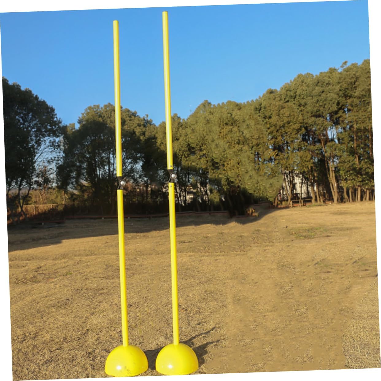 4pcs Basketball and Soccer Training Markers Durable and Sign Rods Sports Equipment for Indoor and Outdoor Skill Development