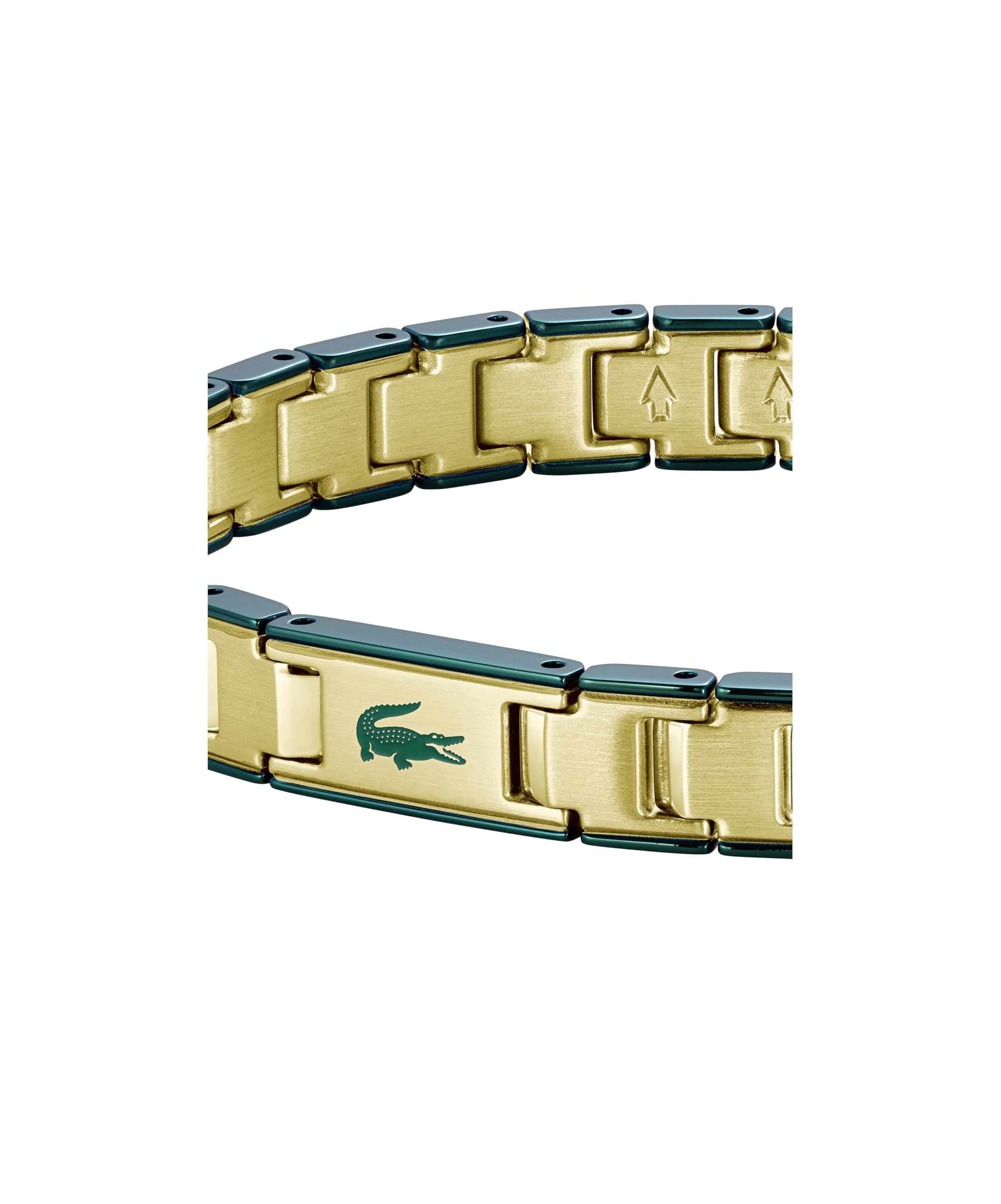 Lacoste Bracelet à Maillons pour Homme Collection METROPOLE EDGE en Acier Inoxydable