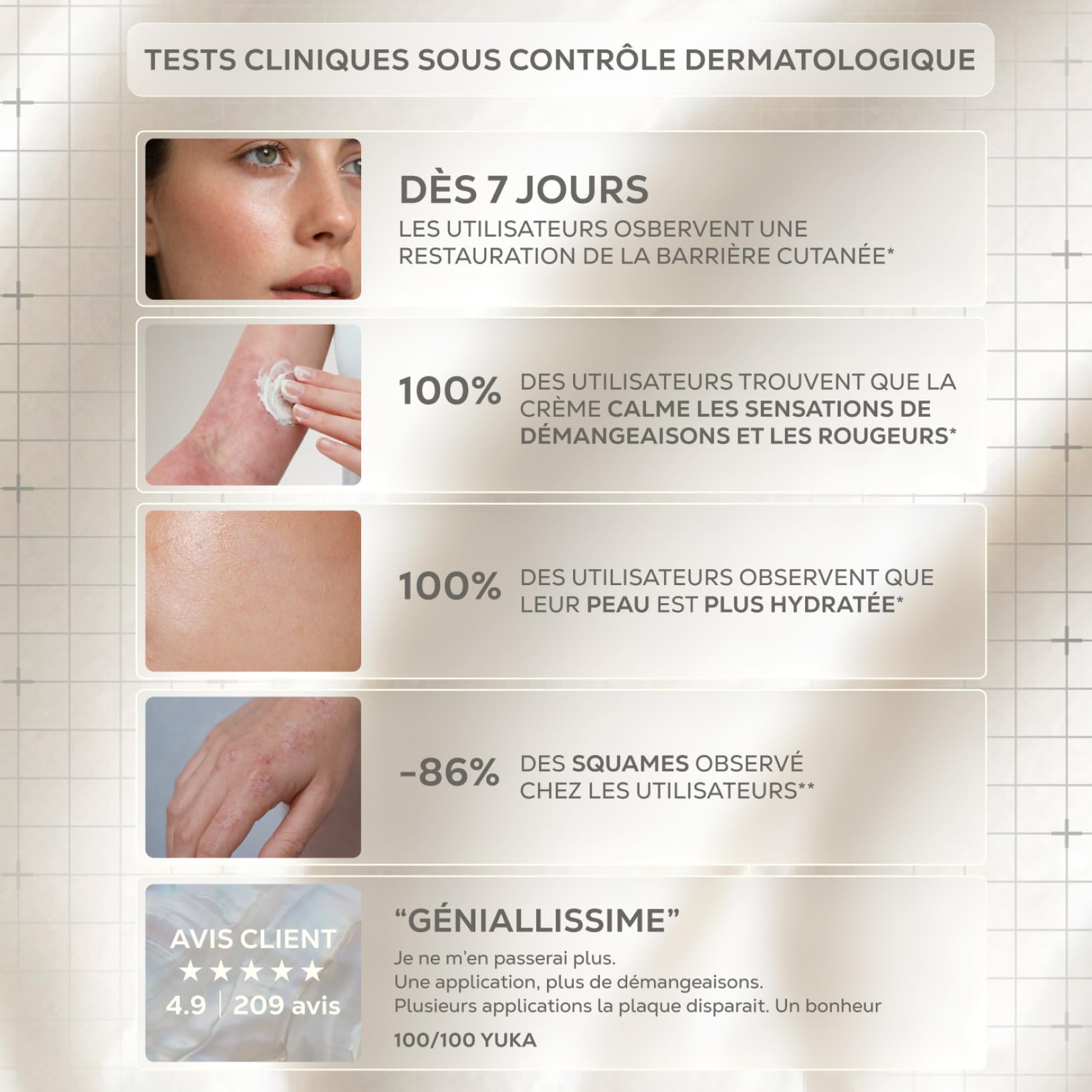La Crème de Nacre | Xéro Nacre | Soin relipidant biomimétique haute tolérance pour peaux sèches, sensibles, atopiques, psoriasiques | Visage & corps | 99% Ingrédients Naturels | 30ml