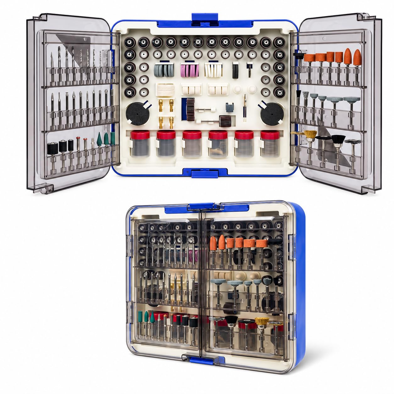 508PCS Rotary Tool Accessories Kit for Sanding Cutting Polishing | 508PCS Accessories · 1…