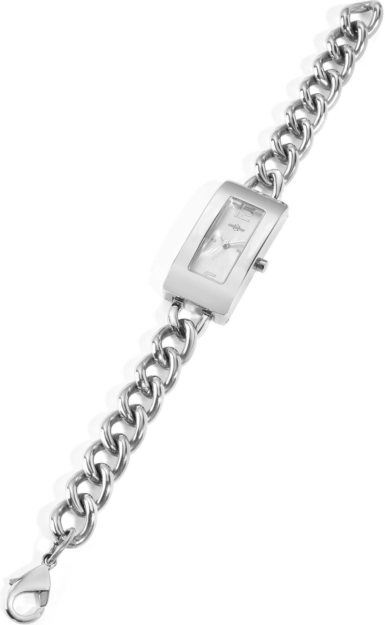 r3753116504 – Silver Chain Ladies Watch – Analogue Quartz – Silver Dial – Steel Bracelet