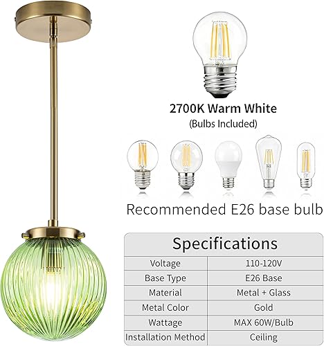 Miniatura 63 de MAYNA Lámpara colgante de granja de 1 luz, lámparas de jaula de metal negro con cadena ajustable y pantalla de vidrio, luces colgantes para isla