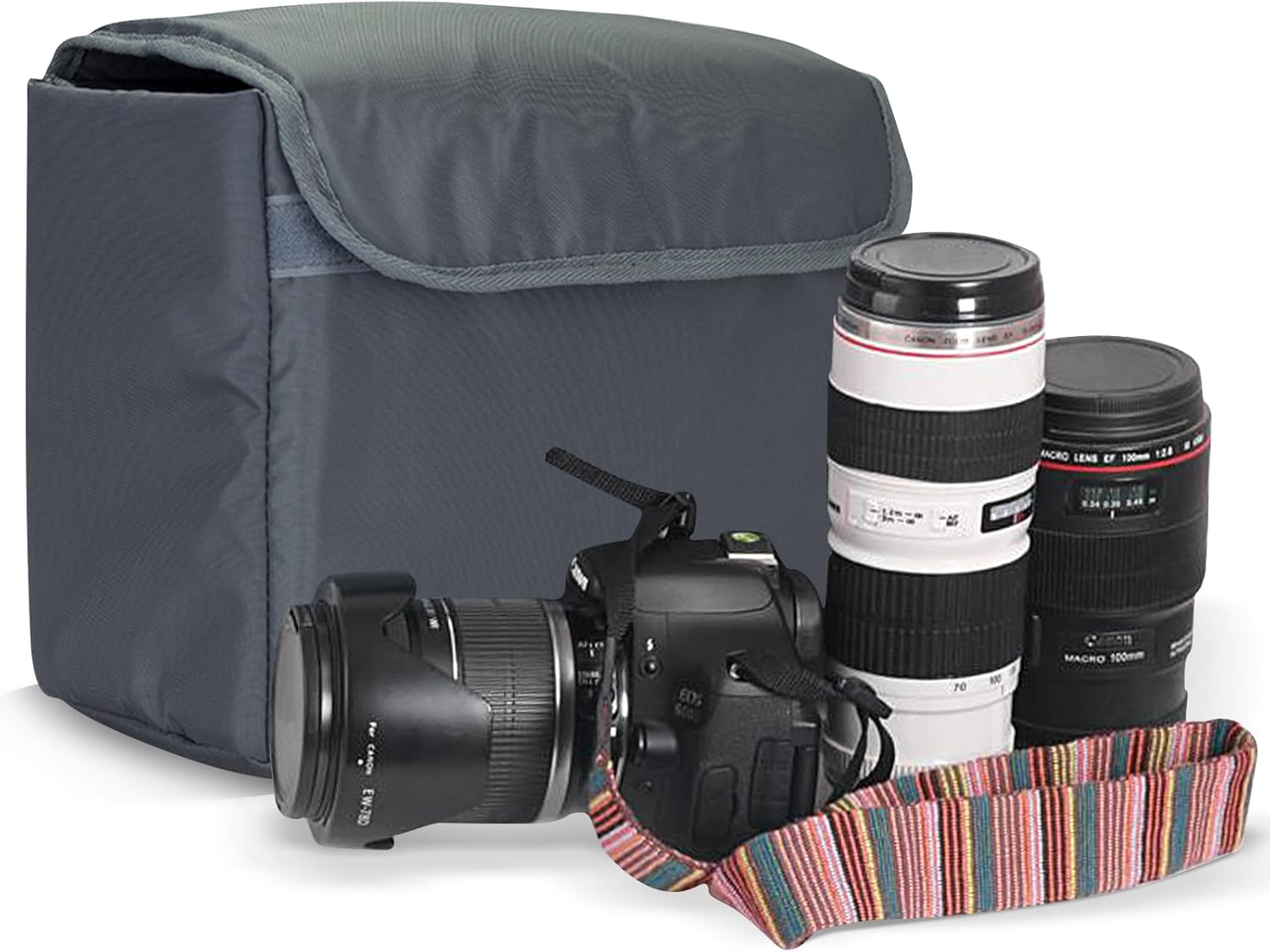 Jippedea Camera Insert Bag,Backpack Inner Camera Padded Organizer Case Suit for Sony,Canon,Nikon - Image 6