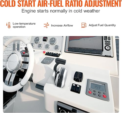 Miniatura 6 de VEVOR Control de Acelerador para Embarcación, Caja de Control Remoto Montada en la Parte Superior 8M0059686 para Mercury PT 2-Stroke, Caja de