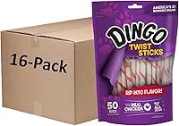 Vista 7 de Dingo giro premio, Rawhide Chews, Paquete de 10