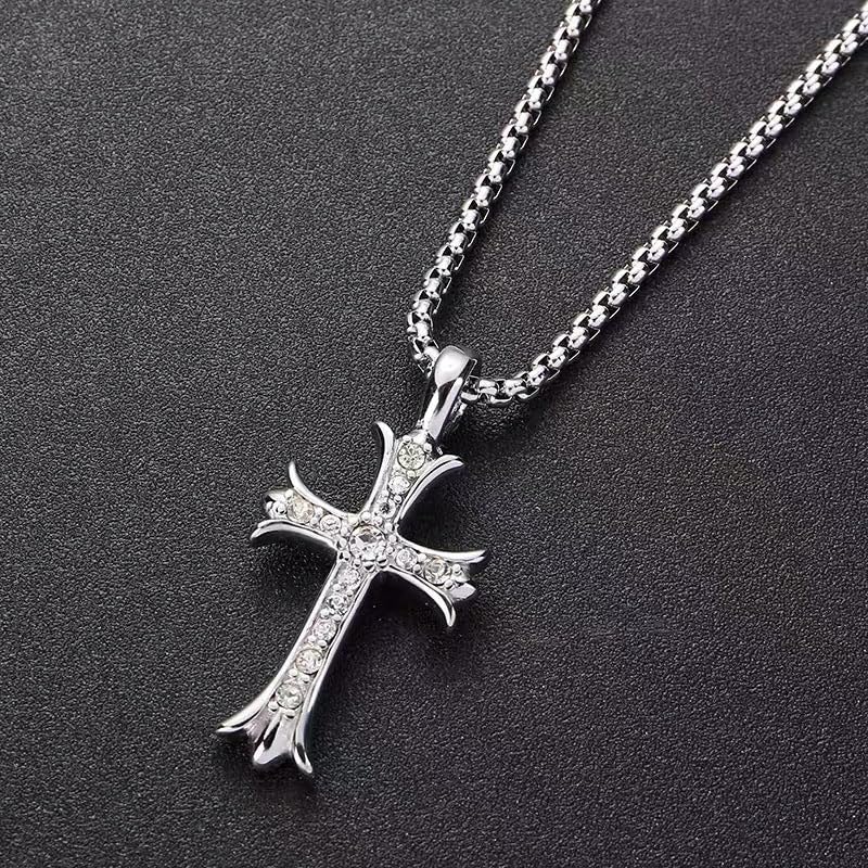 Image of SALTY ALPHA Anti Tarnish Stainless Steel Locket Neck Chain for Men | Stylish Pendant Necklace | Jewellery Accessories for Boys | Minimal Jewelry | Gifts for Boyfriend & Husband | Gift for Diwali, Christmas, Marriage, Birthday, Rakhi