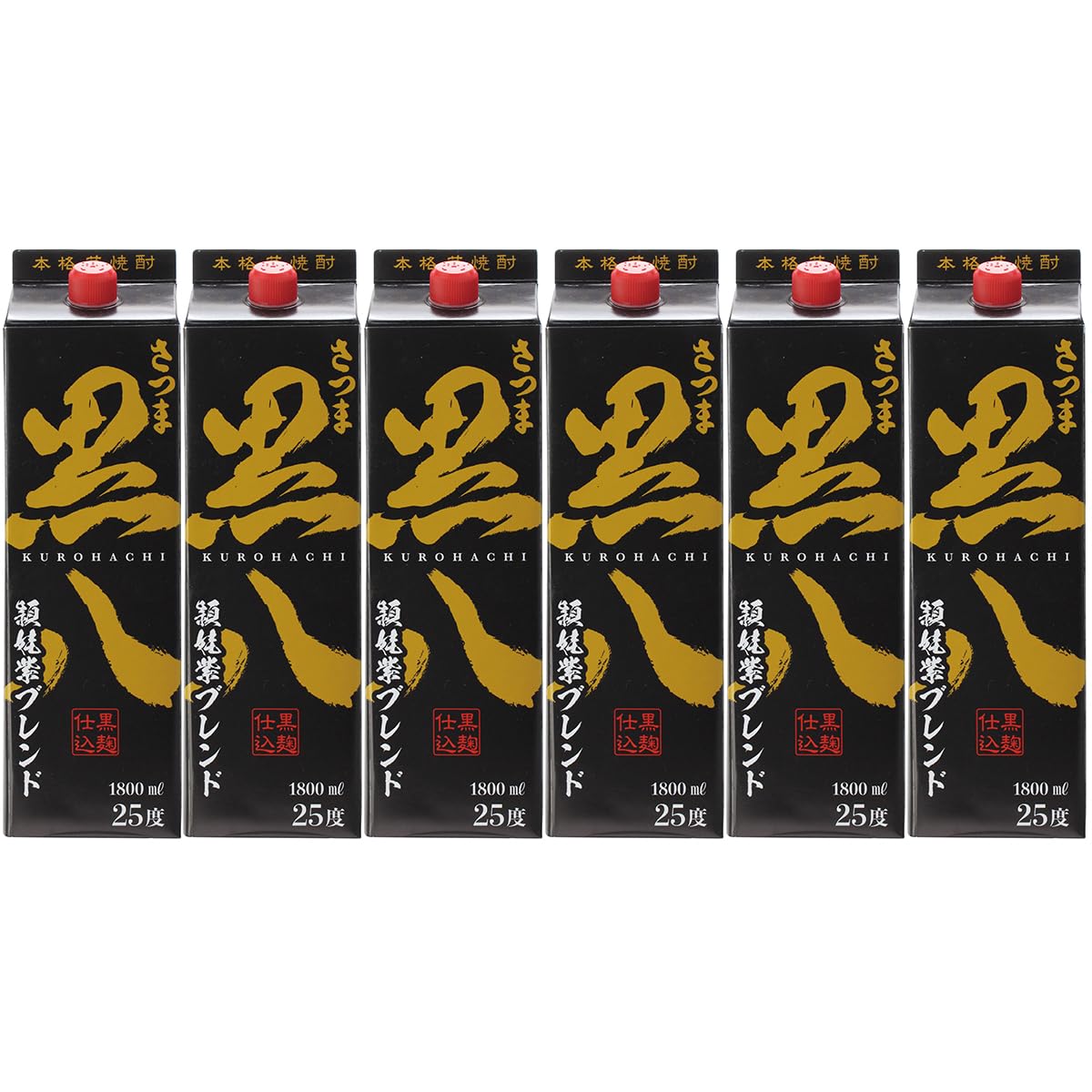 芋焼酎 「さつま祭 黒」 25° 1800ml/パック 8本　黒麹仕込 都城酒造 楽天市場】新発売！芋焼酎 「さつま祭 黒」25° 1800ml/パック 黒
