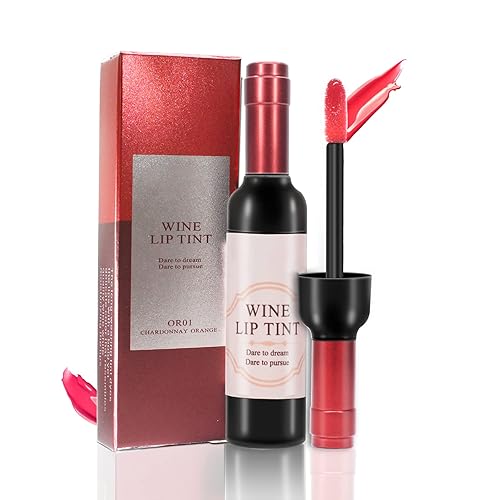 Miniatura 7 de Tinte labial de vino de 6 colores, juego de brillo de labios impermeable de larga duración, juego de lápiz labial líquido mate para niñas y mujeres