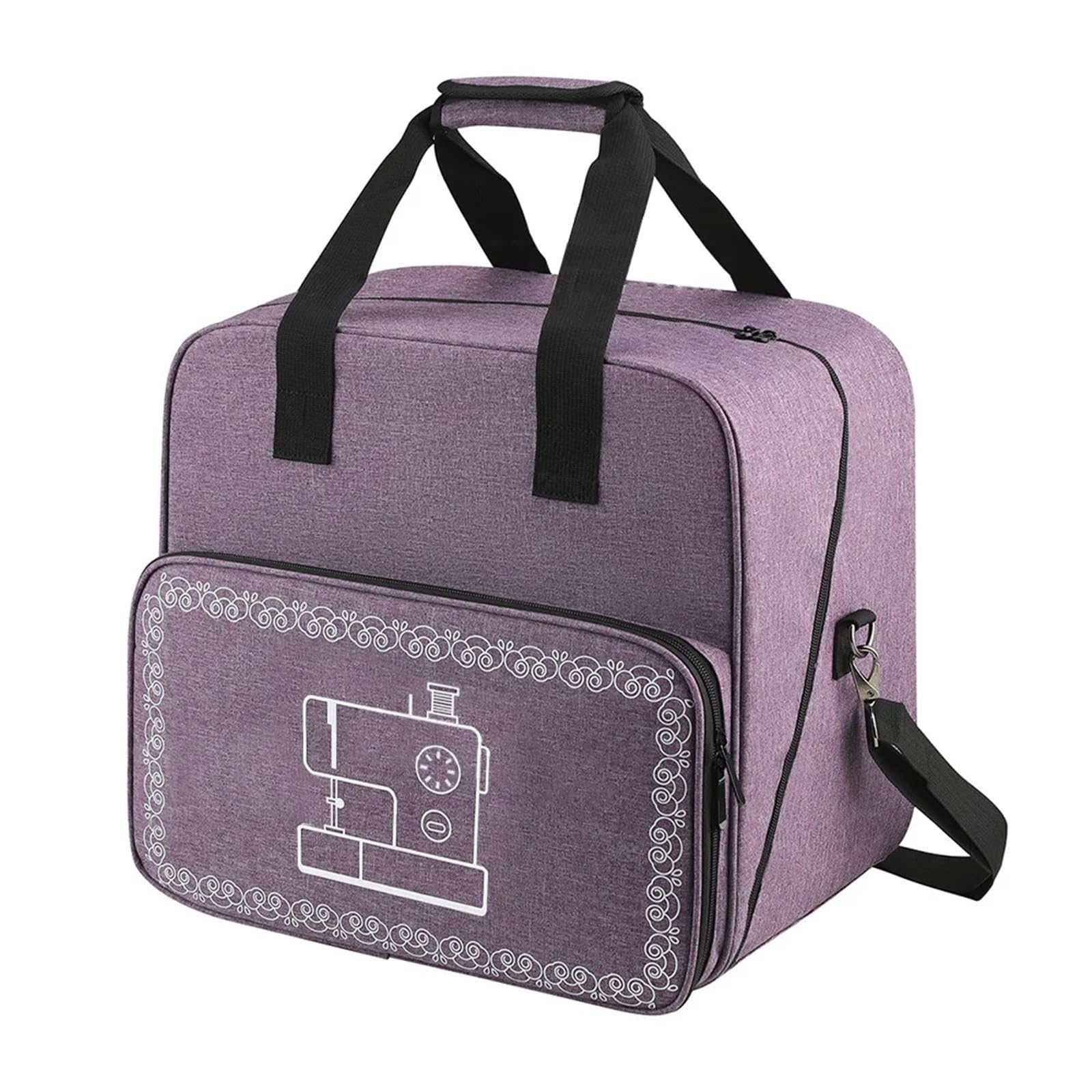 Borsa Per Macchina Da Cucire Borsa organizer da viaggio for la casa di grande capacità multifunzionale for macchina cucire portatile Accessori for(Purple)