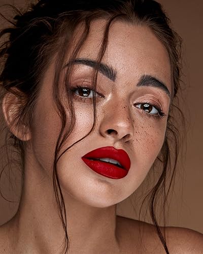 Vista 209 de Lápiz labial marrón nude para mujer, color permanece de larga duración, sin manchas, lápiz labial líquido mate a prueba de transferencia