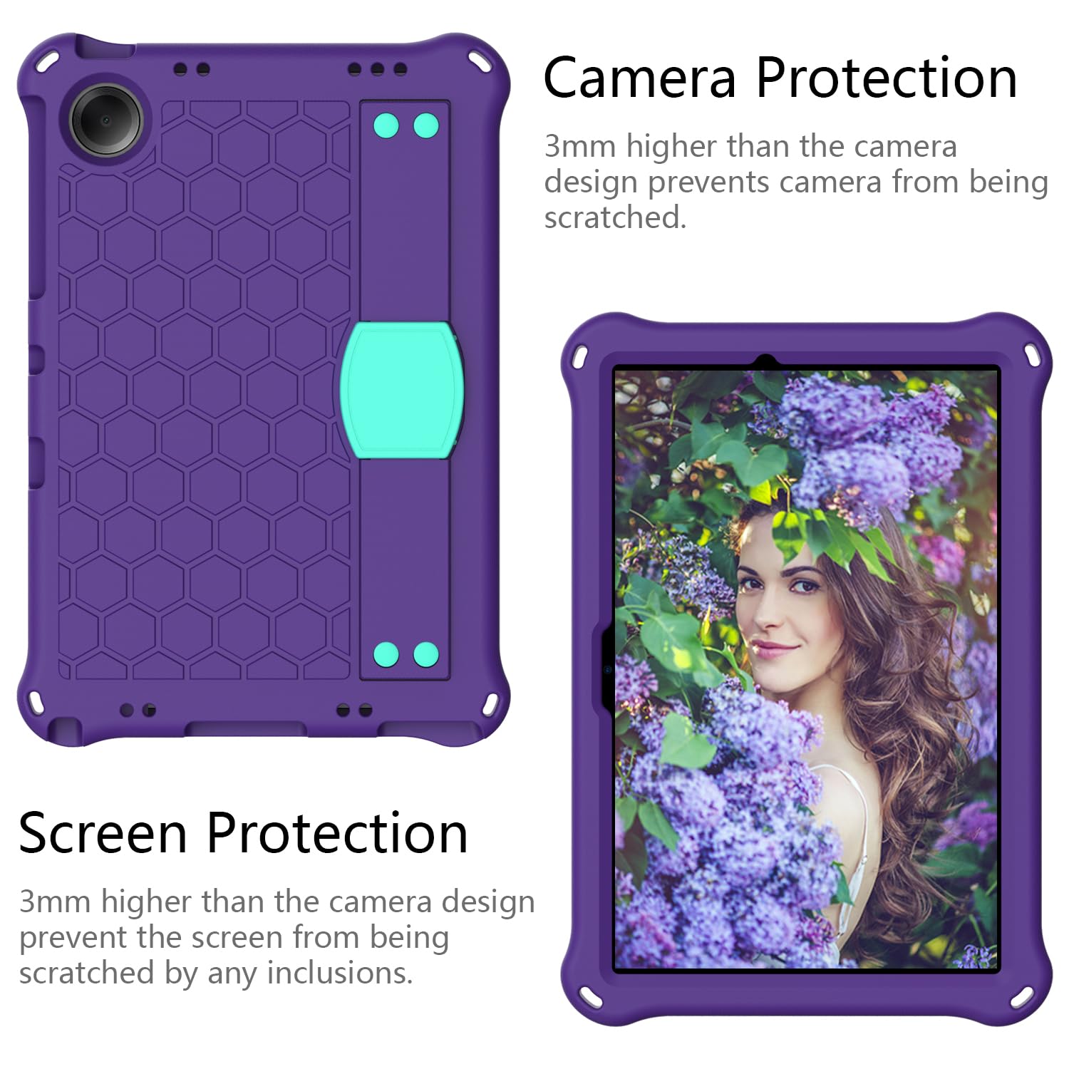 FIEWESEY Case for for Alcatel Joy Tab 2 Tablet 8-inch 2020 Release (Model: 9032Z) - [Built-in