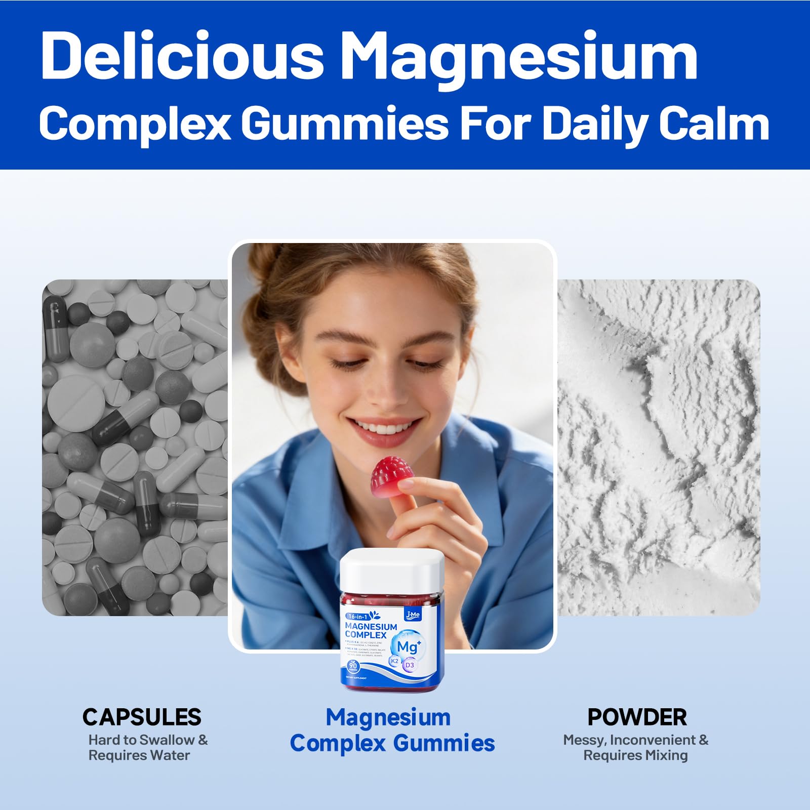 Magnesium Complex for Women & Men,16-in-1 Magnesium Complex Gummies -Vegan — Amazon image 3
