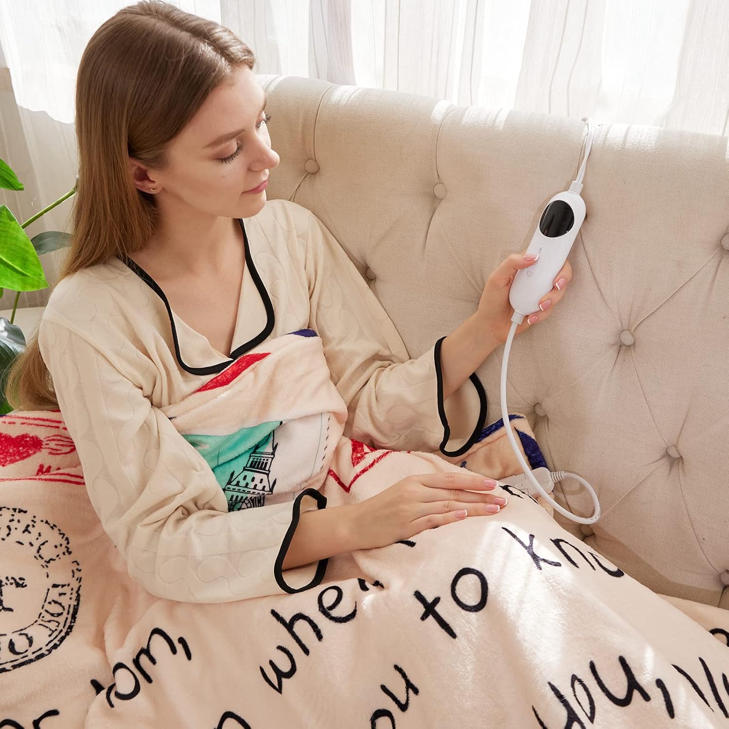 review BRITHBORTH Gifts for Mom,Birthday Gift for Mom,Heated Blanket Electric Throw,to My Mom Gift from Daughter Son,Best Mom Gifts for Christmas Thanksgiving Valentines Mothers Day,50x60 inches