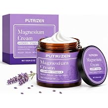 Magnesium Cream for Muscle Relief Stress Relief Soothing Muscle and Sleep Support Fast-Absorbing Formula Skin Friendly Gentle for Hands Legs Body - 4.23 oz
