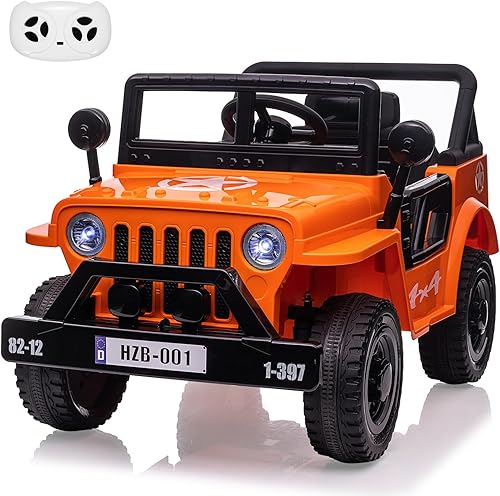 Camión de coche eléctrico de 12 V con control remoto, MP3, luces LED, sistema de suspensión, puertas dobles, cinturón de seguridad, juguete para disponible en Yaxa Colombia