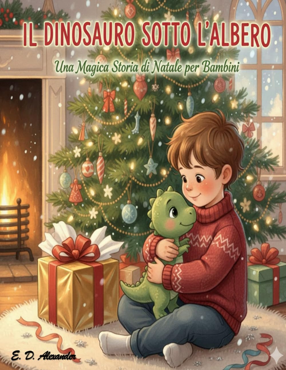 Il Dinosauro sotto l'albero: Una Magica Storia di Natale per Bambini
