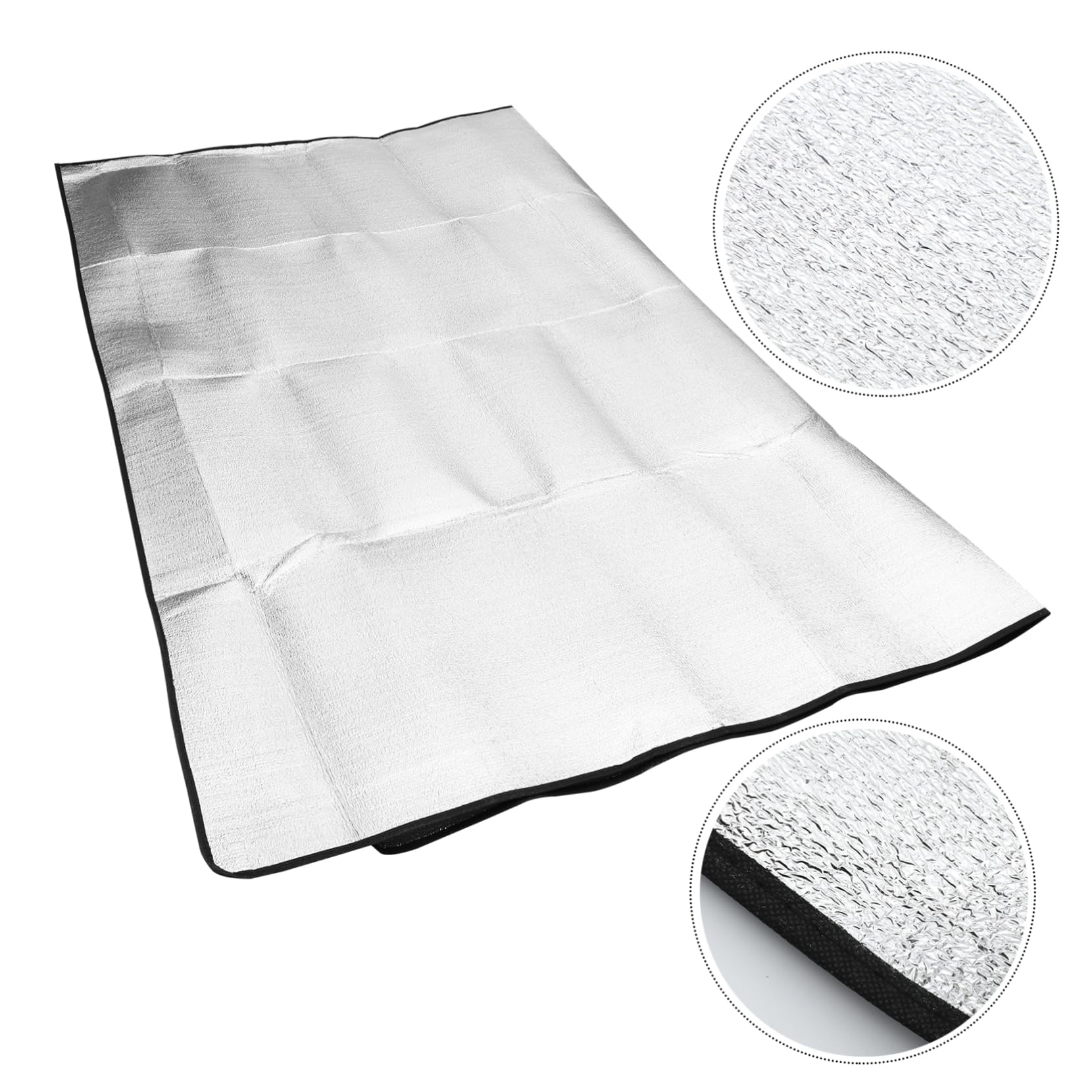 Toddmomy 1pieza De Picnic De Aluminio Esterilla De Camping y Playa Doble Cara Antideslizante Ligera y De Limpiar para Actividades