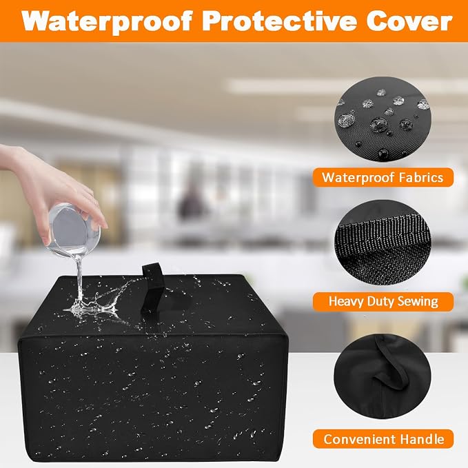 Funda para impresora Epson EcoTank ET-2800/ET-2400 negra miniatura 5