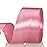 YASEO 1 1/2 Inch Rose Gold Solid Satin Ribbon, 50 Yards Craft Fabric Ribbon for Gift Wrapping Floral Bouquets Wedding Party Decoration