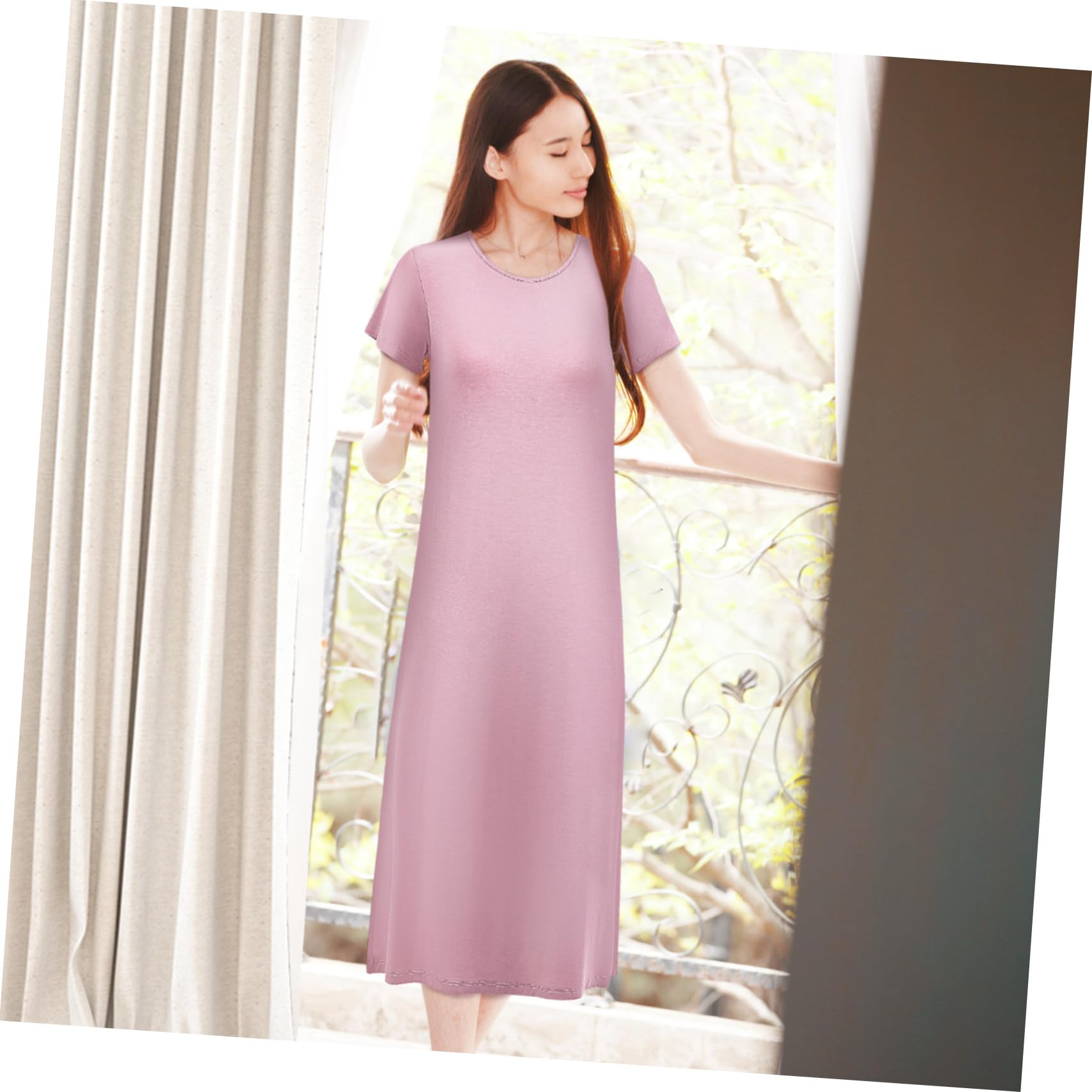SHERCHPRY Gonna A Casa delle Donne Homewear Vestito degli Indumenti da Notte per Le Donne Camicie da Notte delle Signore di Lunga Lunghezza delle Donne di Usura di Notte Donne Vestiti da