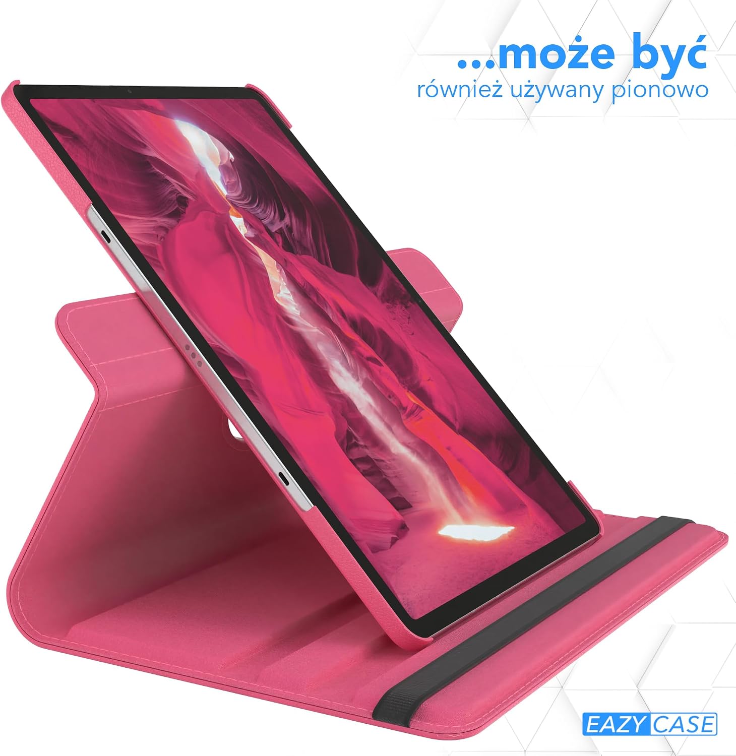 EAZY CASE - Etui na tablet do Samsung Galaxy Tab S7 FE 5G etui ochronne 12 4 cala Smart Cover Tablet Case Rotationcase do postawienia etui z klapką obracane o 360 z funkcją podstawki torba