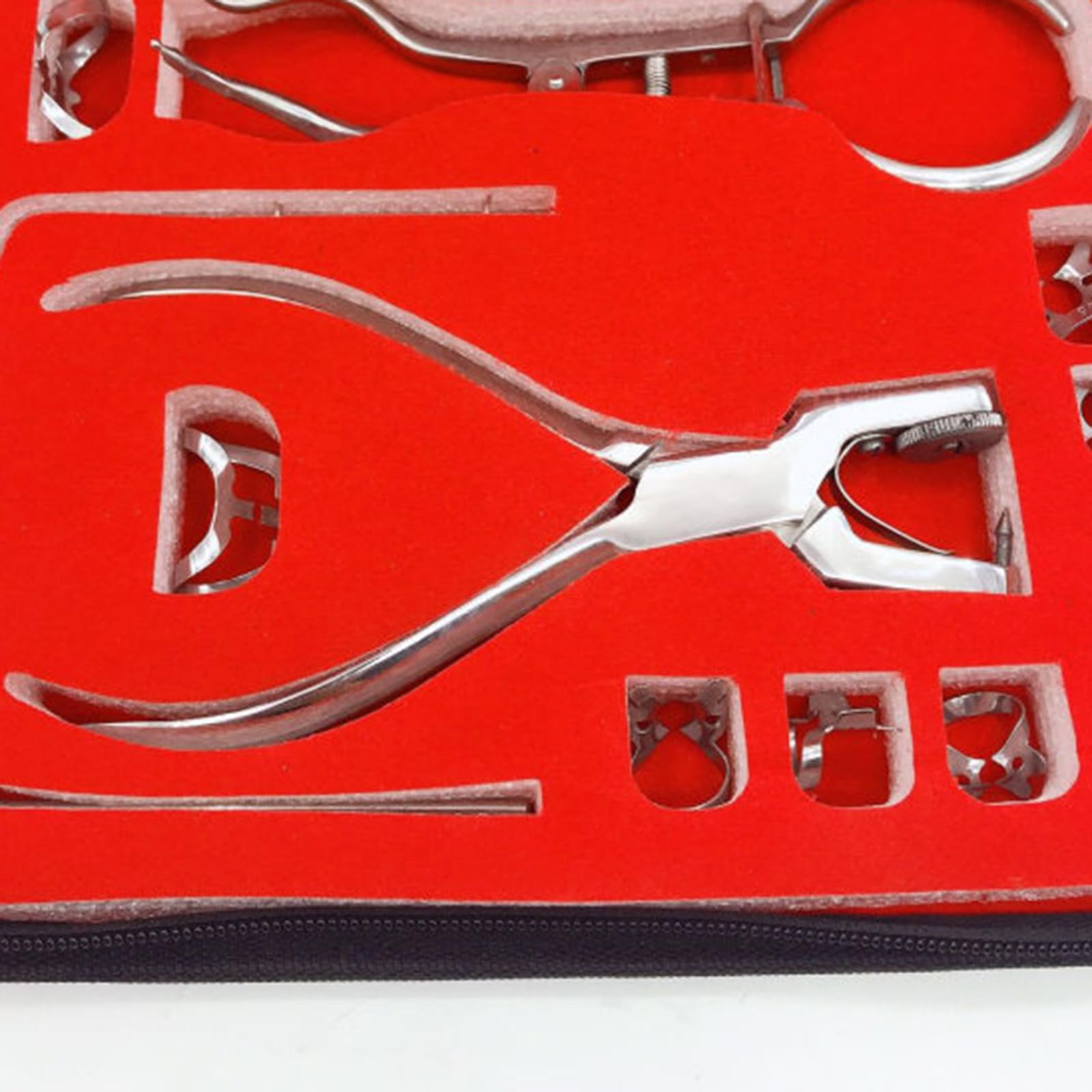 Kit di Diga Dentale Pinza Perforatrice per Diga Dentale Strumento per Barriera Dentale,A