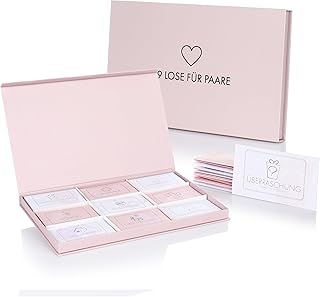 FunX Losbox für Paare - Lose voller Überraschungen, Leidenschaft und Verführungen - Erotische Geschenkidee zum Jahrestag, Geburtstag oder Valentinstag für Frauen und Männer