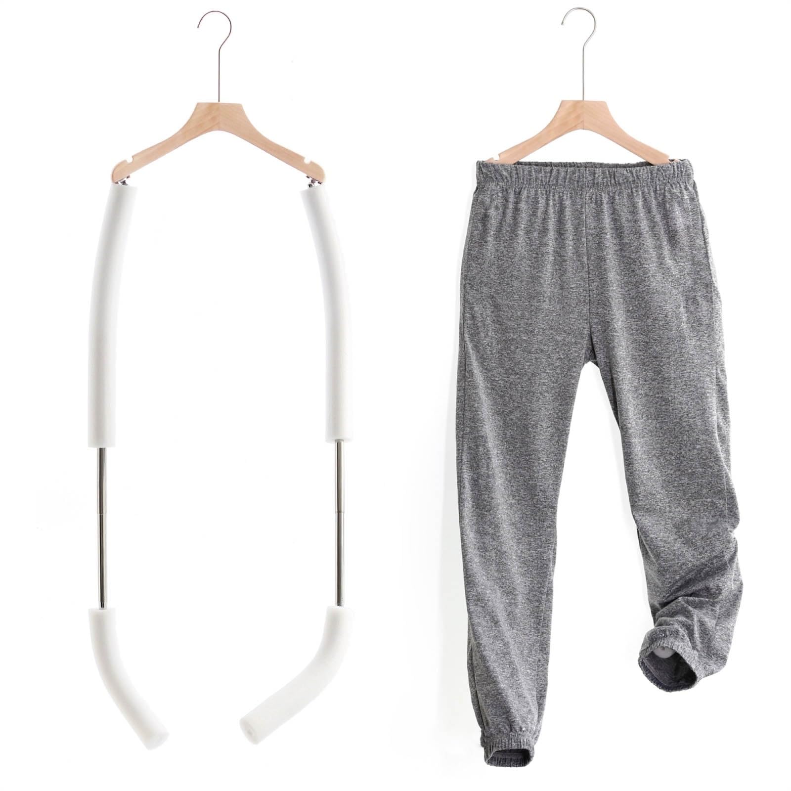 Maniquí ajustable para pantalones que soluciona la falta de espacio en boutique