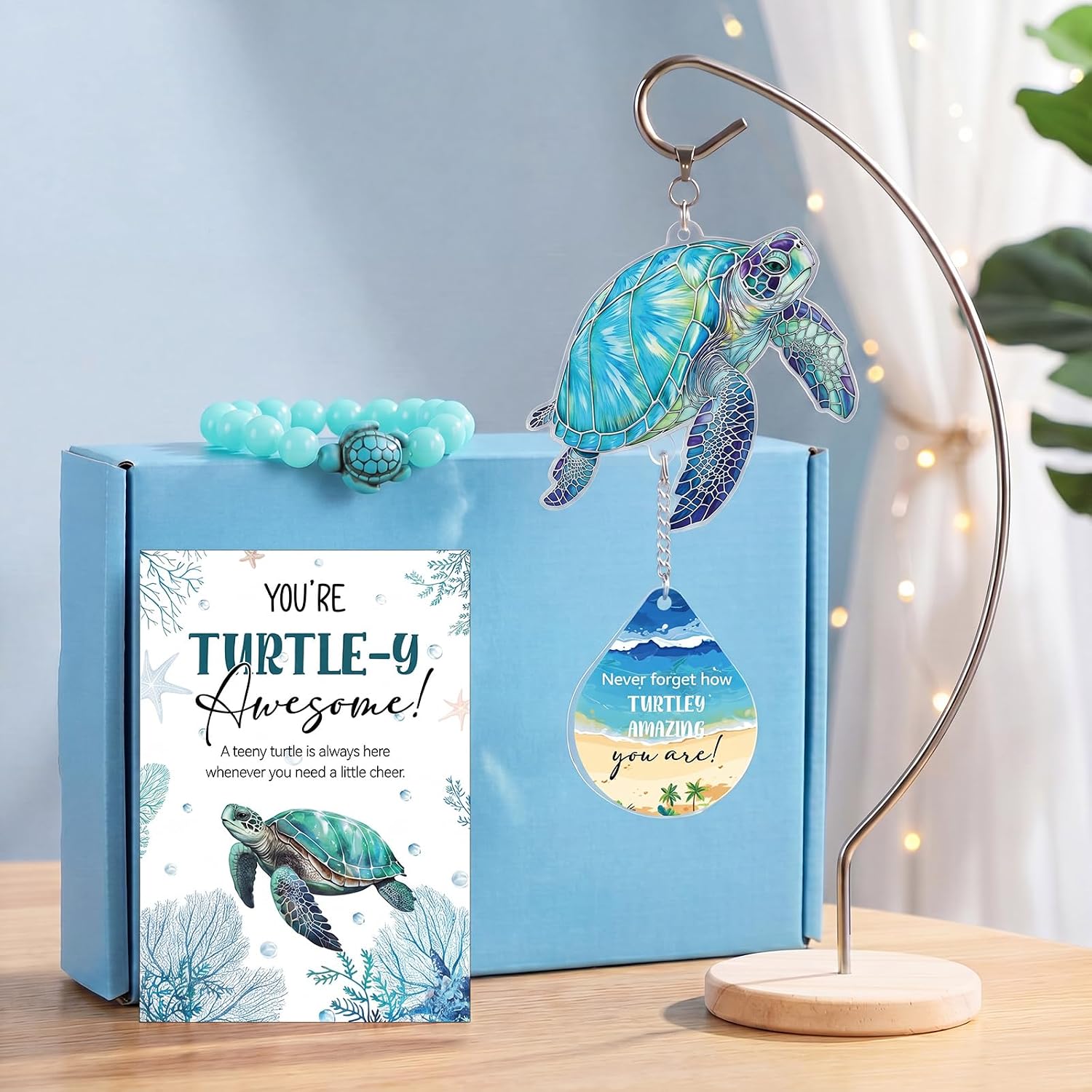 Mifoci 4 Pcs Sea Turtle Gifts Set for Women