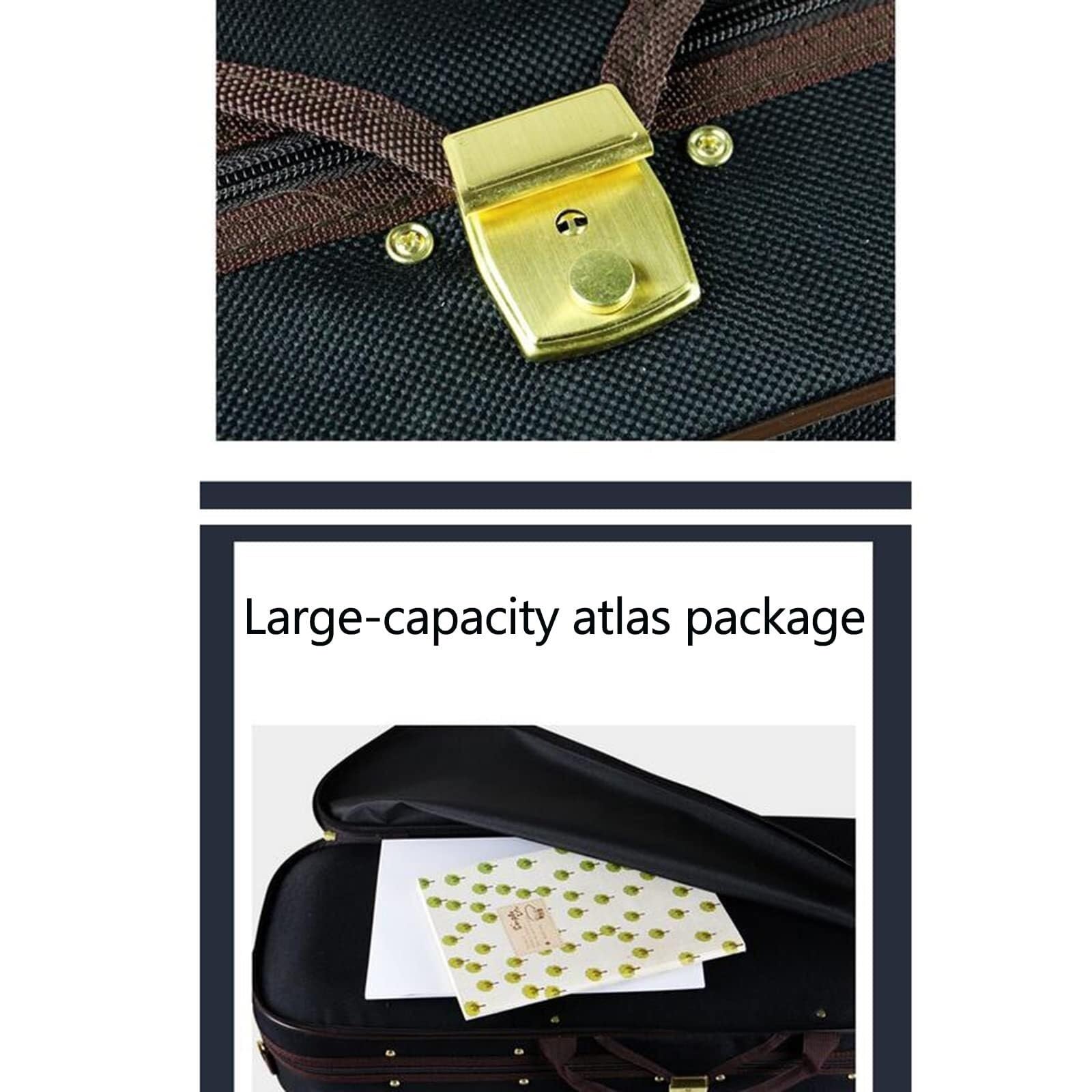 Geige Koffer Geigenkasten 1/4 1/2 3/4 4/4 Länglich Professionell Superleicht Geigenkoffer Geige Box Mit Hygrometer Mit Rucksackgurten Violinkoffer Geigenzubehör (Size : 4/4)