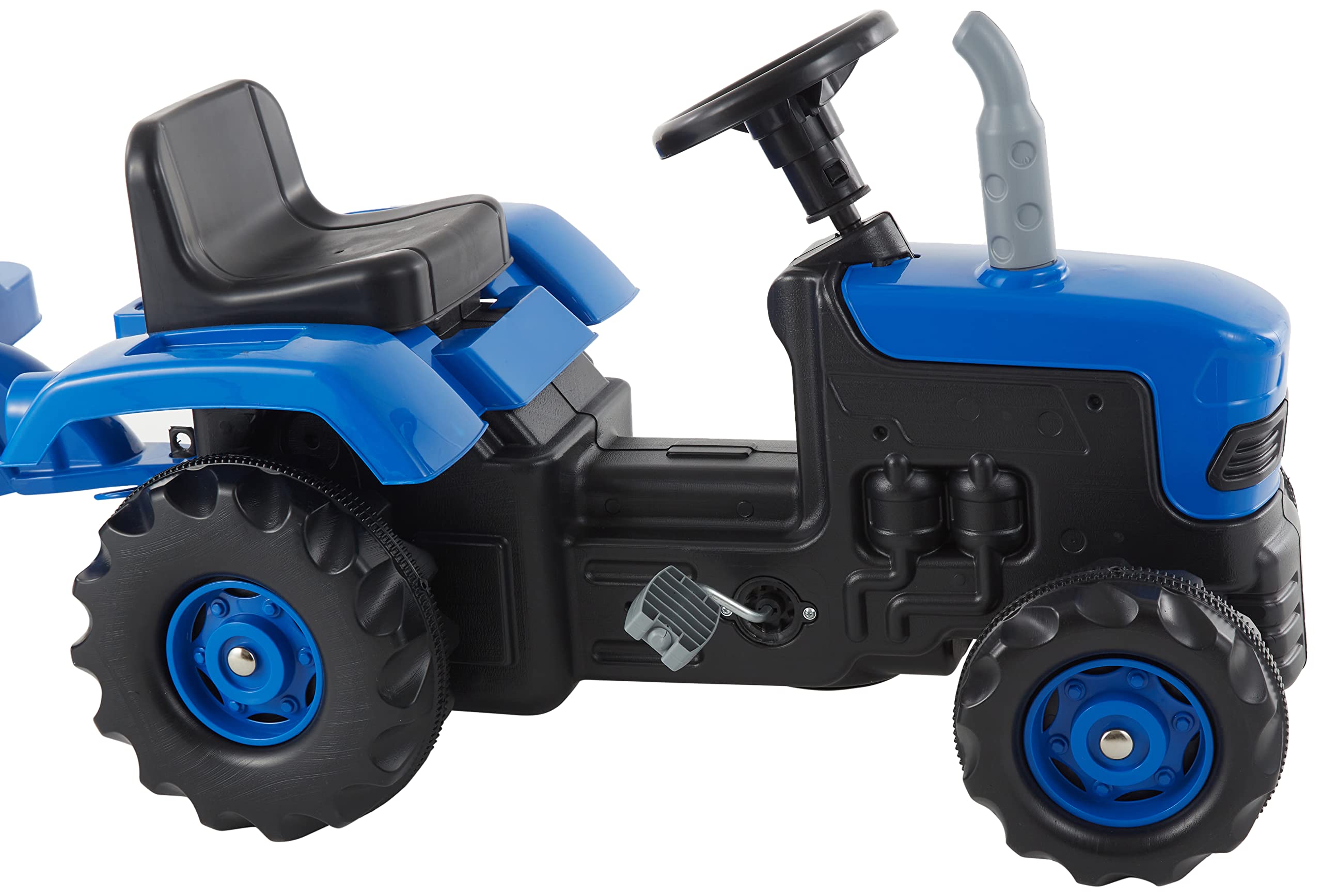 Dolu Trattore con rimorchio - Pedale, blu
