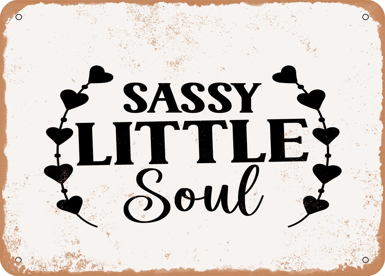 Metal Sign - Sassy Little Soul - 2 - Vintage Look Sign home decor