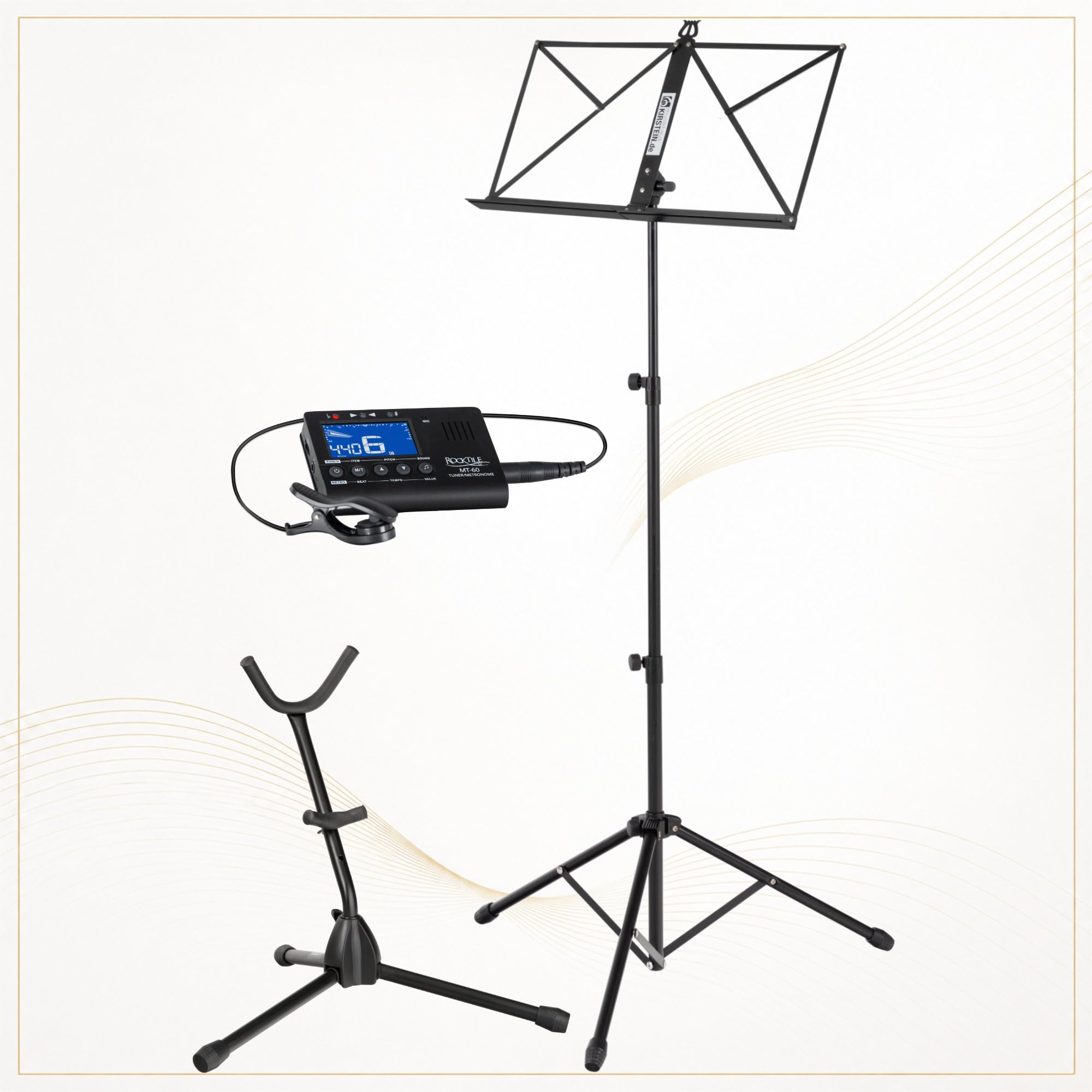 Classic Cantabile Winds AS-450 Saxofón Alto en Eb Set de Inicio, Peso: 2 | Saxofón alto de latón, Barniz transparente, Llave de fa sostenido alta, Sonido pleno y cálido, Respuesta rápida, 4 kg, 0 kg