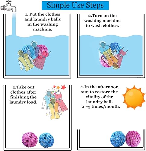 Miniatura 3 de BTFLKNS Hojas de detergente para ropa, juego de bolas de lavandería, alternativa de detergente para ropa sucia, nueva tecnología sin líquidos para