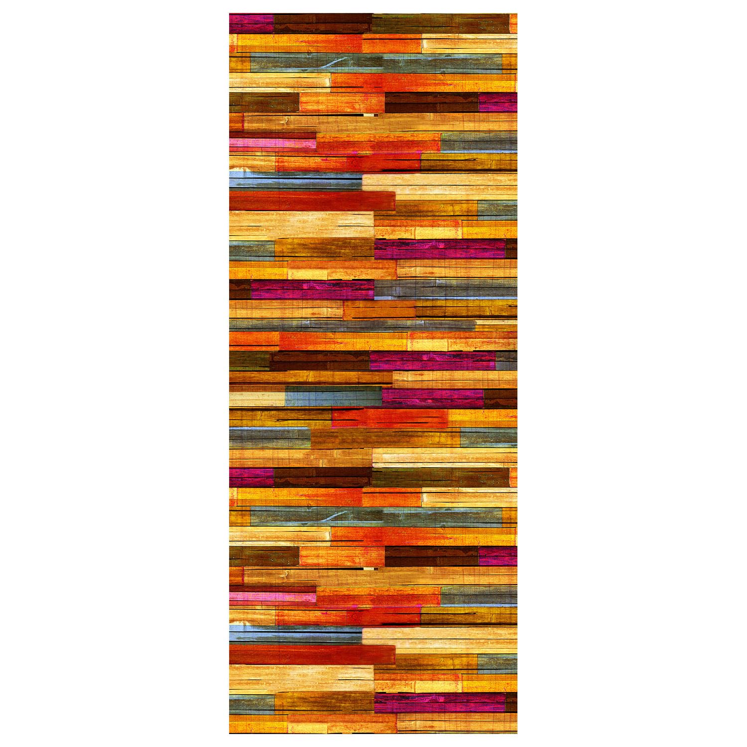 WTHYGB Tappeto a passatoia per cucina e corridoio, antiscivolo, lavabile, per corridoio, lavanderia, 60 x 150 cm, con venature del legno rosso