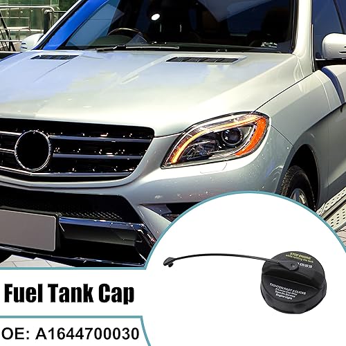 Miniatura 2 de X AUTOHAUX A1644700030 Cubierta del tanque de combustible de la puerta de la cubierta del tanque de combustible Accesorios de repuesto para