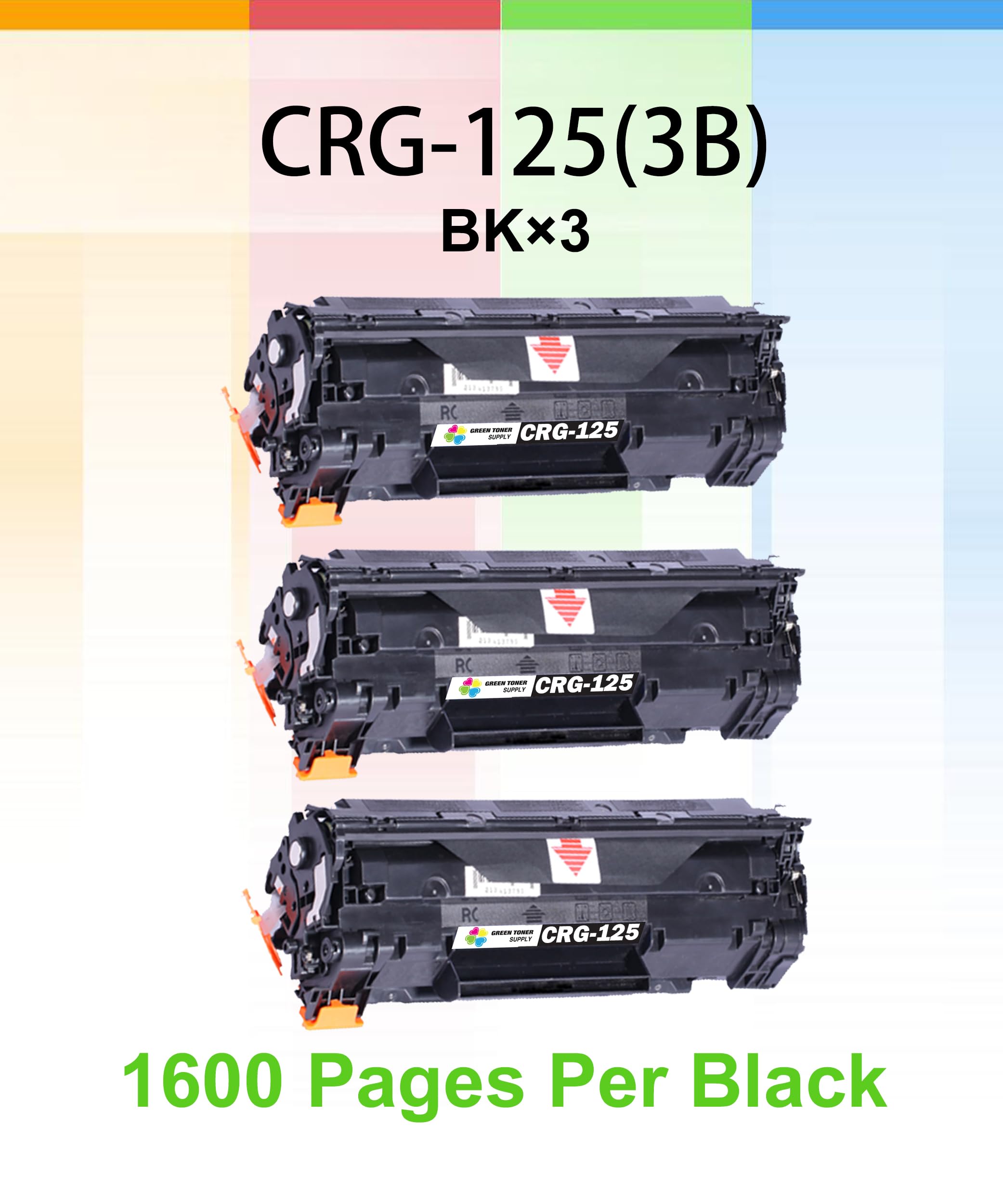Amazon.co.jp: Green Toner Supply (3個パック) Canon 125トナー